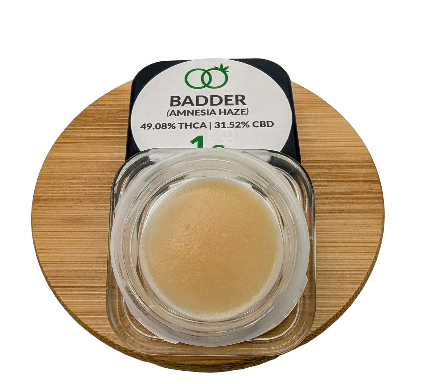 THCa Badder, Net. Wt.: 1g, Strain: Amnesia Haze - 48.08%