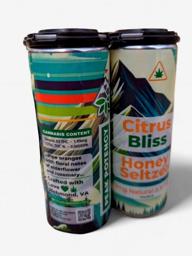 Citrus Bliss Honey Seltzer 4 Pack