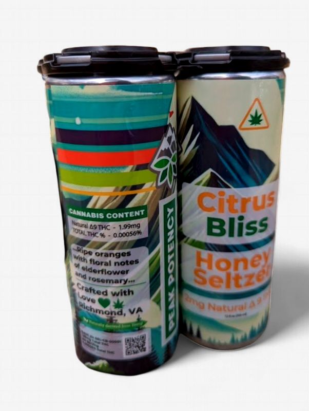 Citrus Bliss Honey Seltzer 4 Pack