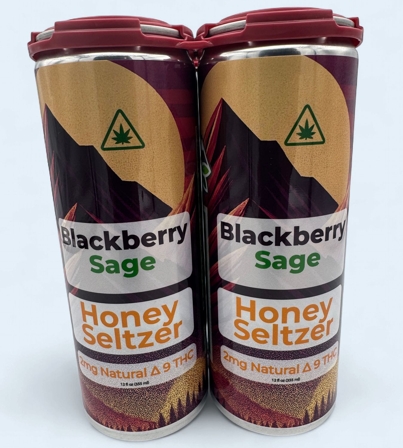 Blackberry Sage Honey Seltzer 4 Pack