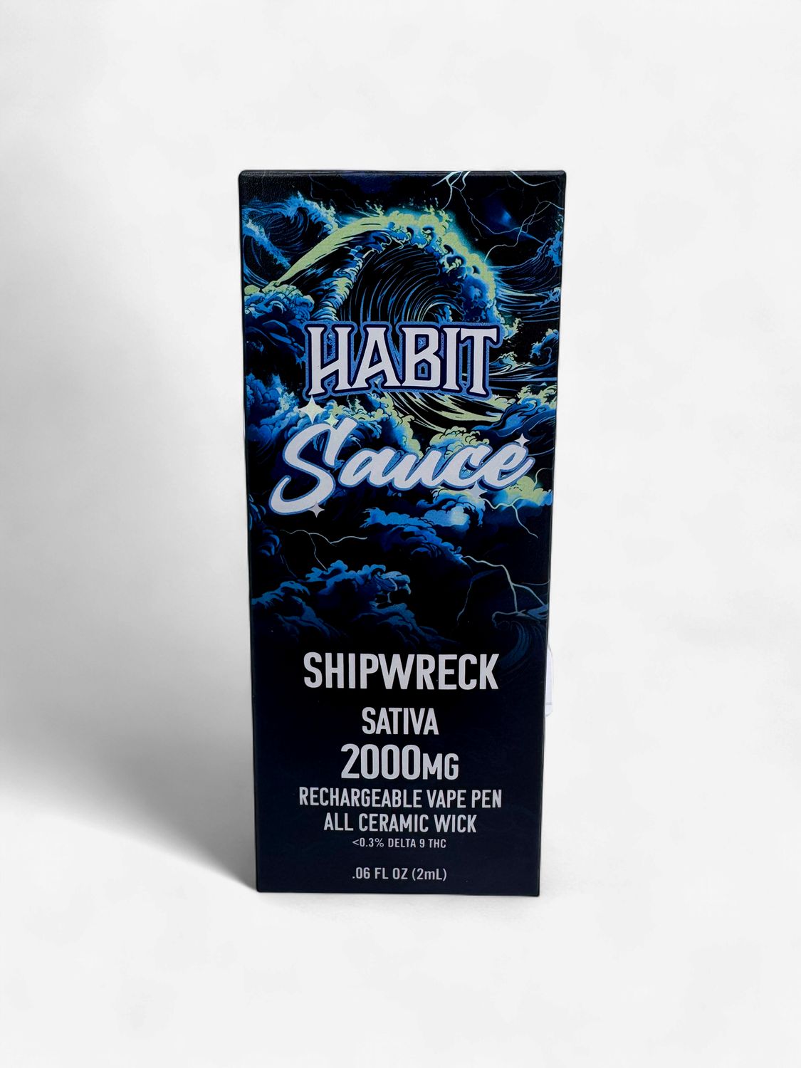 Habit THCa 2G Sauce Disposable Vape Pen, Strain: Shipwreck(Sativa|72.39%THCa)