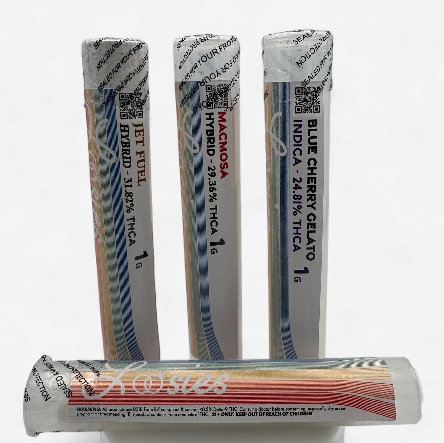Loosies  Pre-rolls, Item: Loosies Pre-rolls, Size: 1g, Strain: Blue Cherry Gelato (Indica-24.81%)