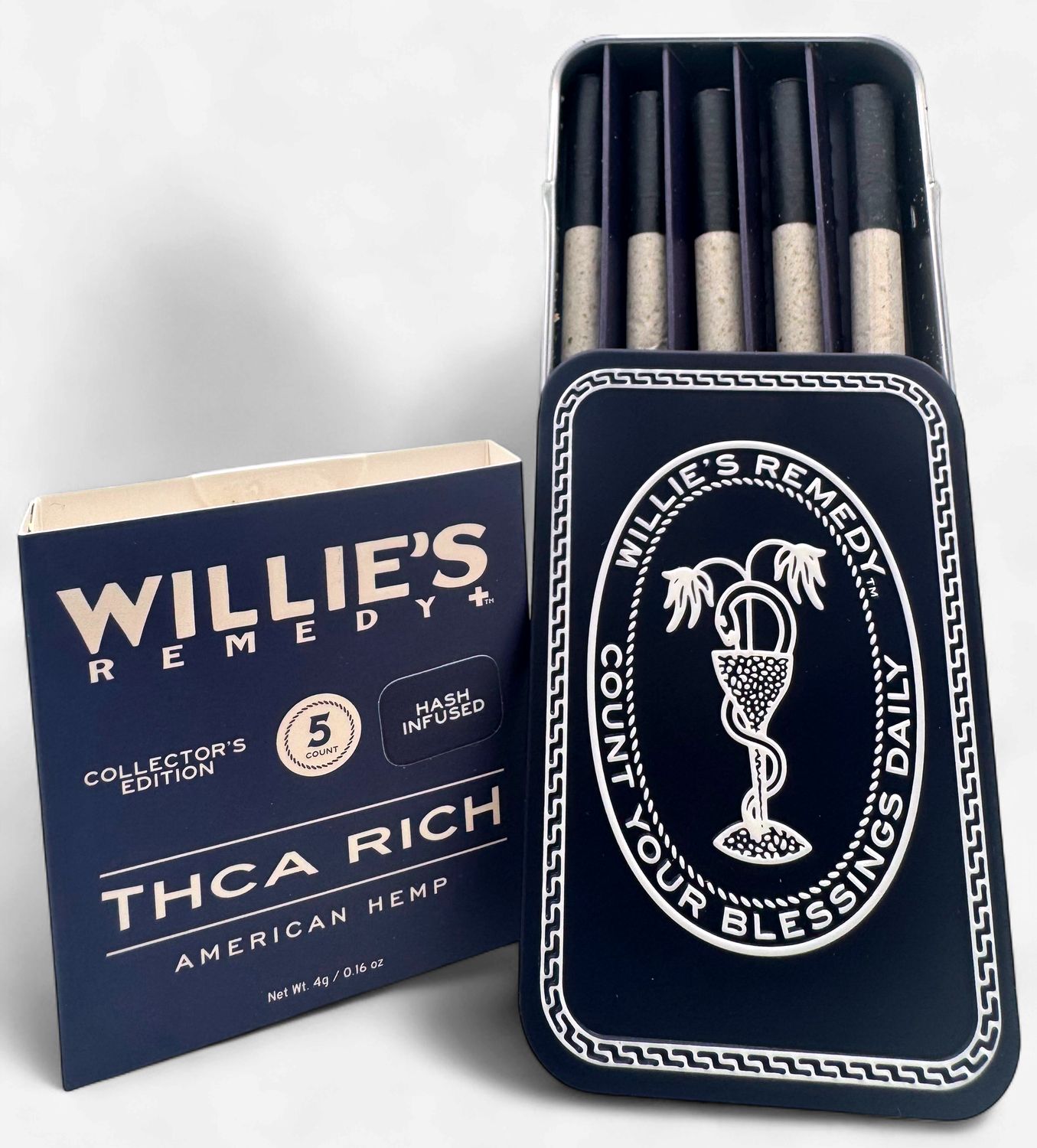 Willie's Remedy 5ct Rich Hash Infused, Count: THCA Rich Hash Infused