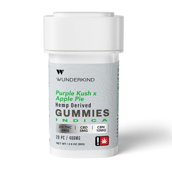 Wunderkind, Strain: Purple Kush x Apple Pie(Indica), mg: 5mg