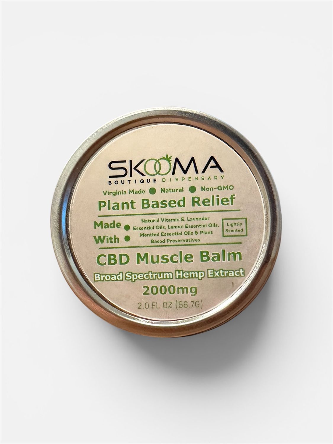 Broad Spectrum CBD Muscle Balm