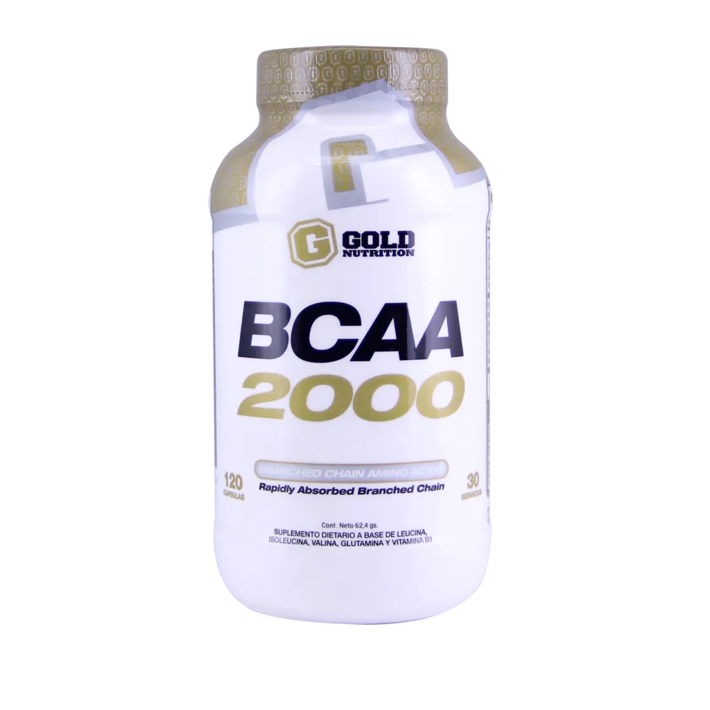 BCAA 2000 120Caps - GOLD NUTRITION