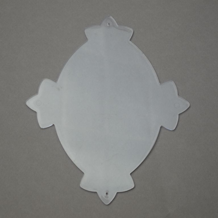 Malscheibe Ornament eckig