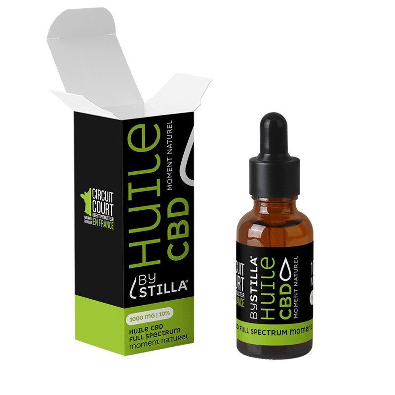 Huile CBD Full spectrum 10% format 10 ml Moment Naturel chanvre Bio