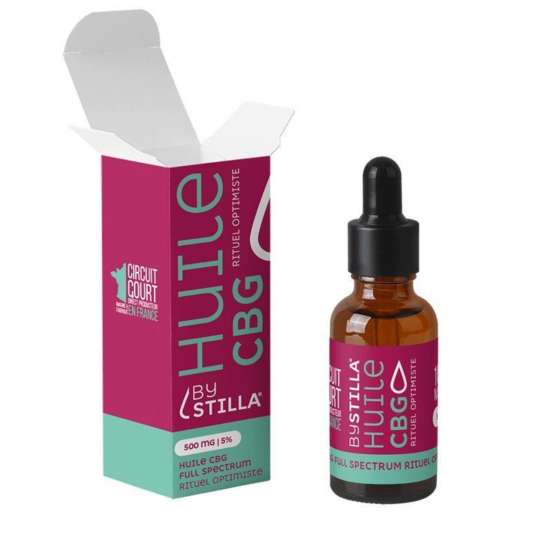 Huile CBG 5 %  MCT COCO BIO – Fraise des Bois – 10ML – RITUEL OPTIMISTE