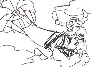 Milo Parasails! - Free Coloring Activity