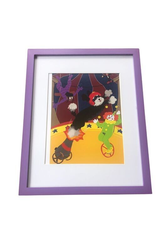 "Milo Loves the Circus" Cover Print