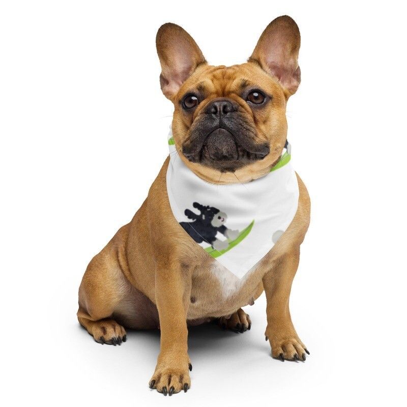 Milo Loves the Seashore - All-over print bandana