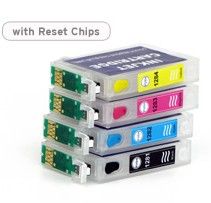 Cartuccia ricaricabile vuota per Epson T1281 nero con chip autoreset