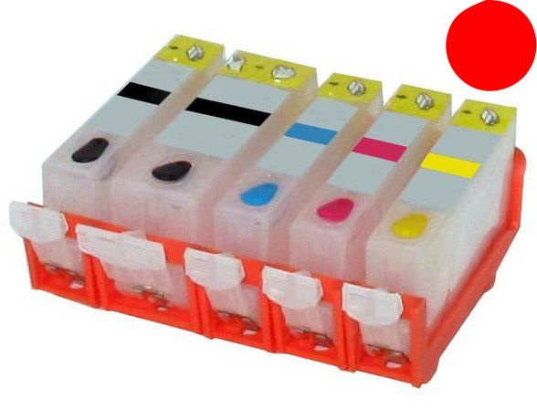 Cartuccia ricaricabile vuota .per Canon CLI-526 magenta con chip autoreset
