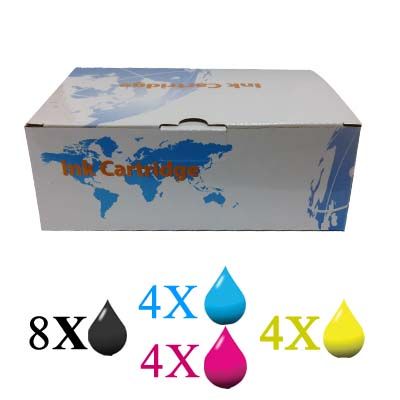 Kit 20 Cartucce per Brother LC-1000 LC-970 LC-960 8Xnero 4Xciano 4Xmagenta 4Xgiallo