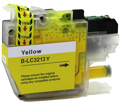 Cartuccia compatibile per Brother LC-3213 giallo 400pag.