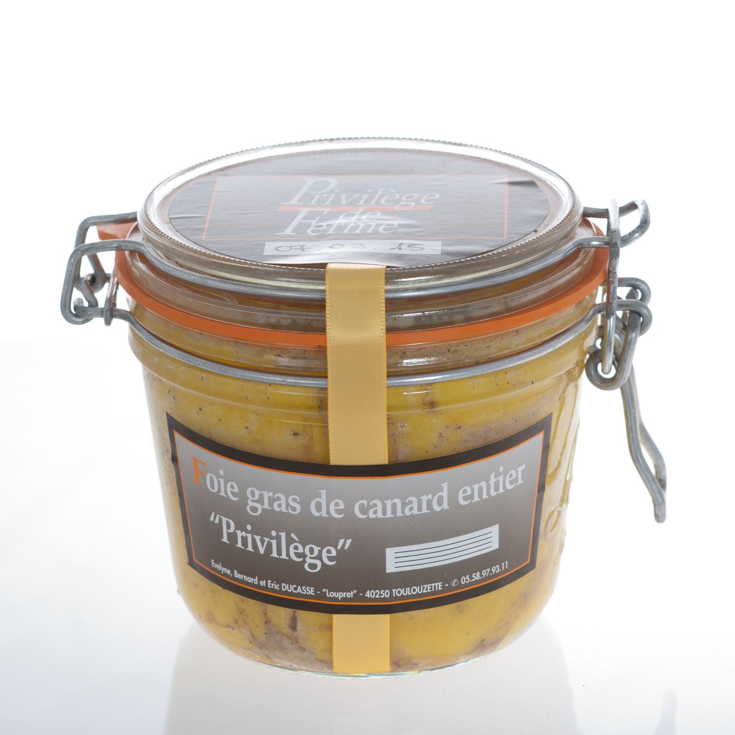 Bocal foie gras entier - CONSERVE Privilège 500g