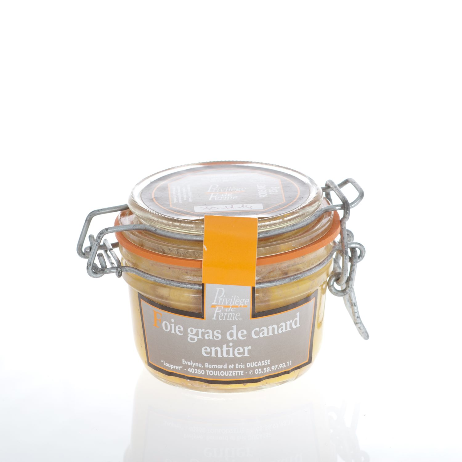 Bocal foie gras entier conserve - 135g