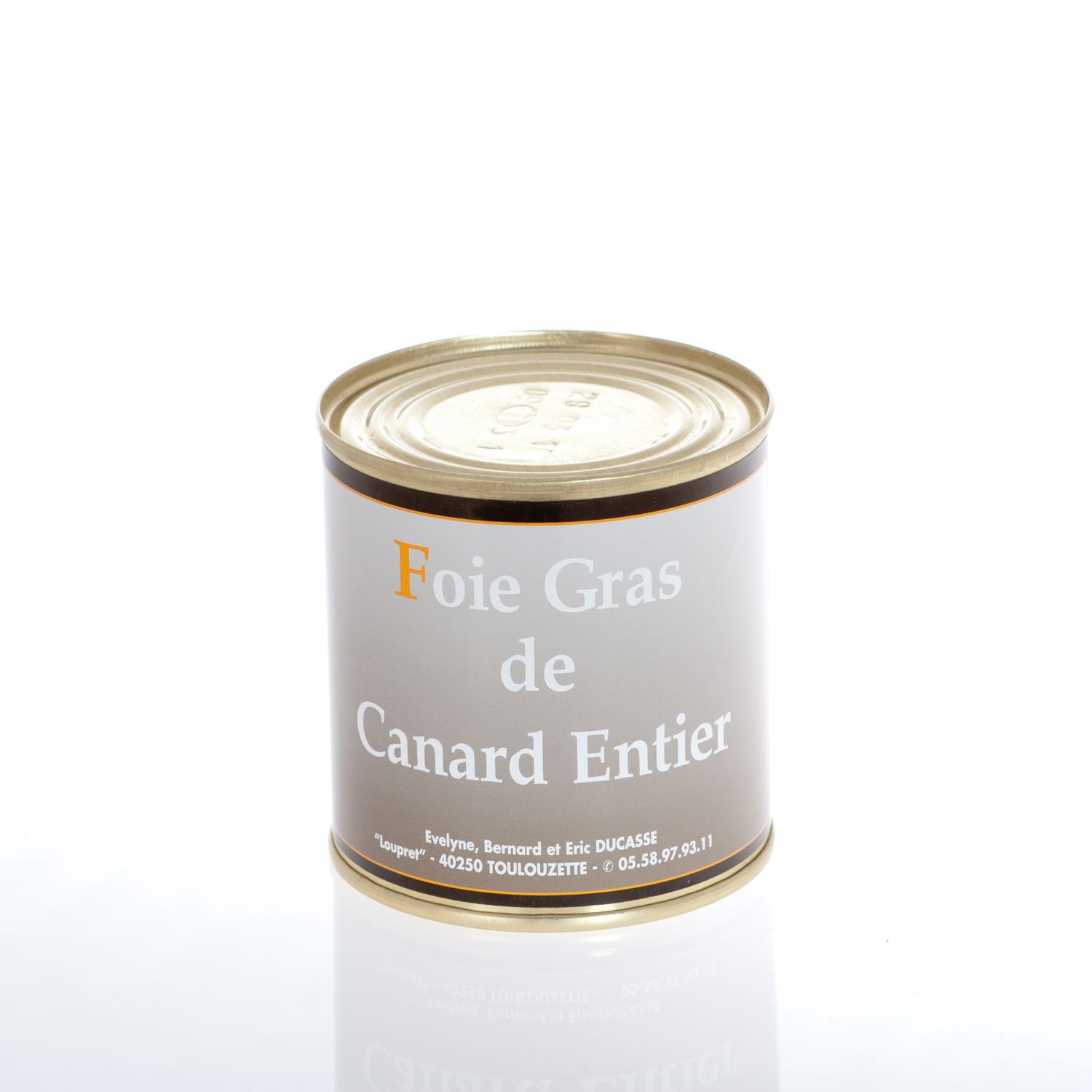 Boite foie gras entier conserve - 100g