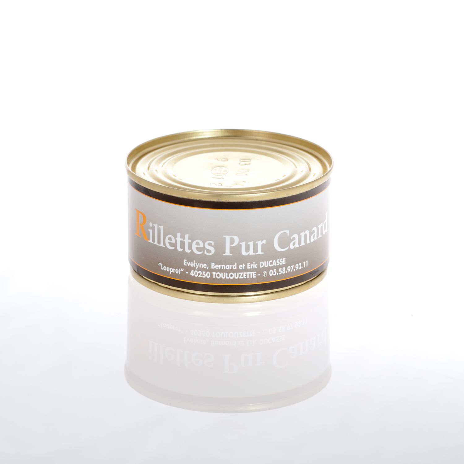 Rillettes pur canard - Boite 130g
