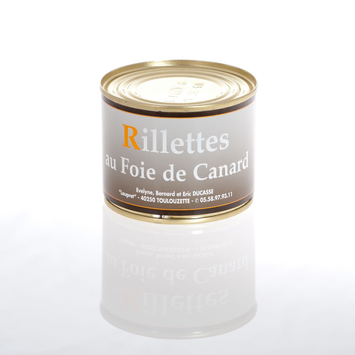 Rillettes au foie gras - Boite 190g