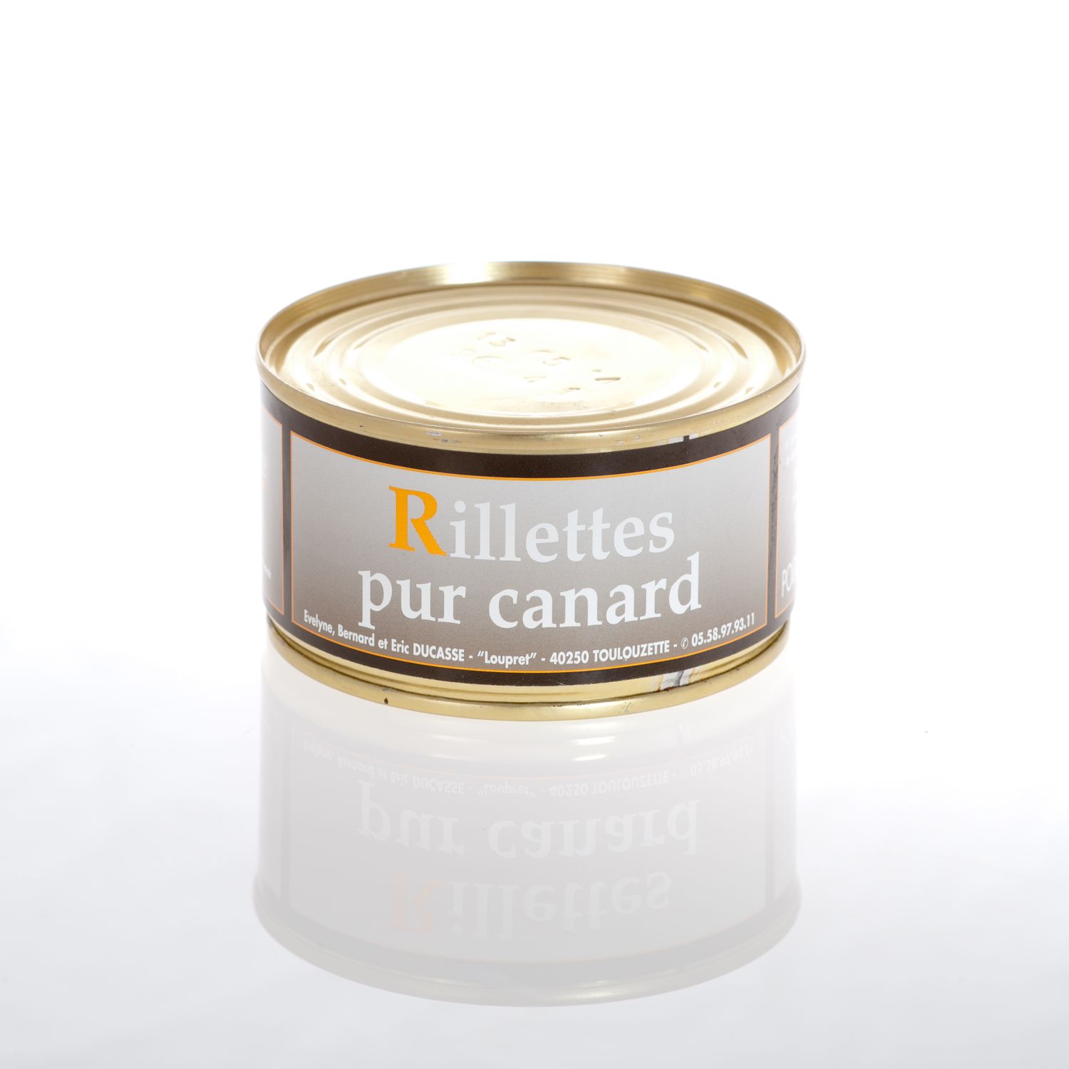 Rillettes pur canard - Boite 200g