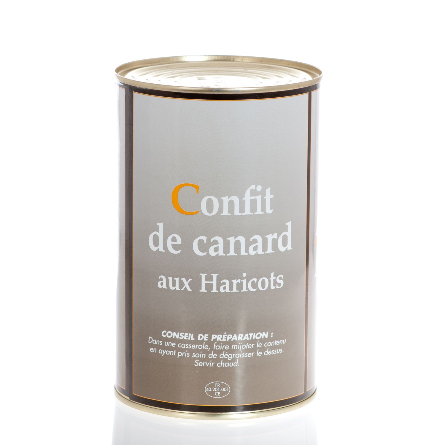 Confit aux haricots - Boite 1200g