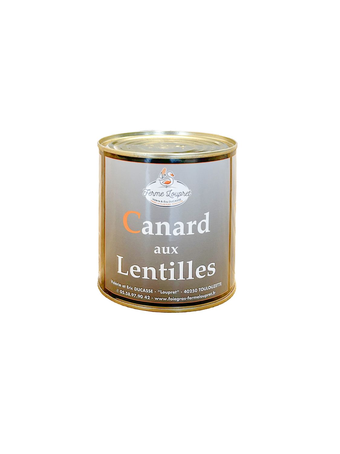 Confit aux lentilles - Boite 850g