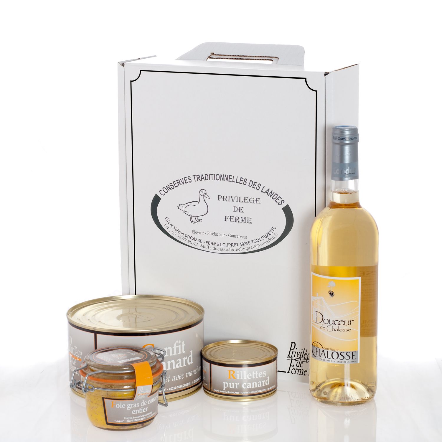 Valise demi-canard &amp; vin N°1