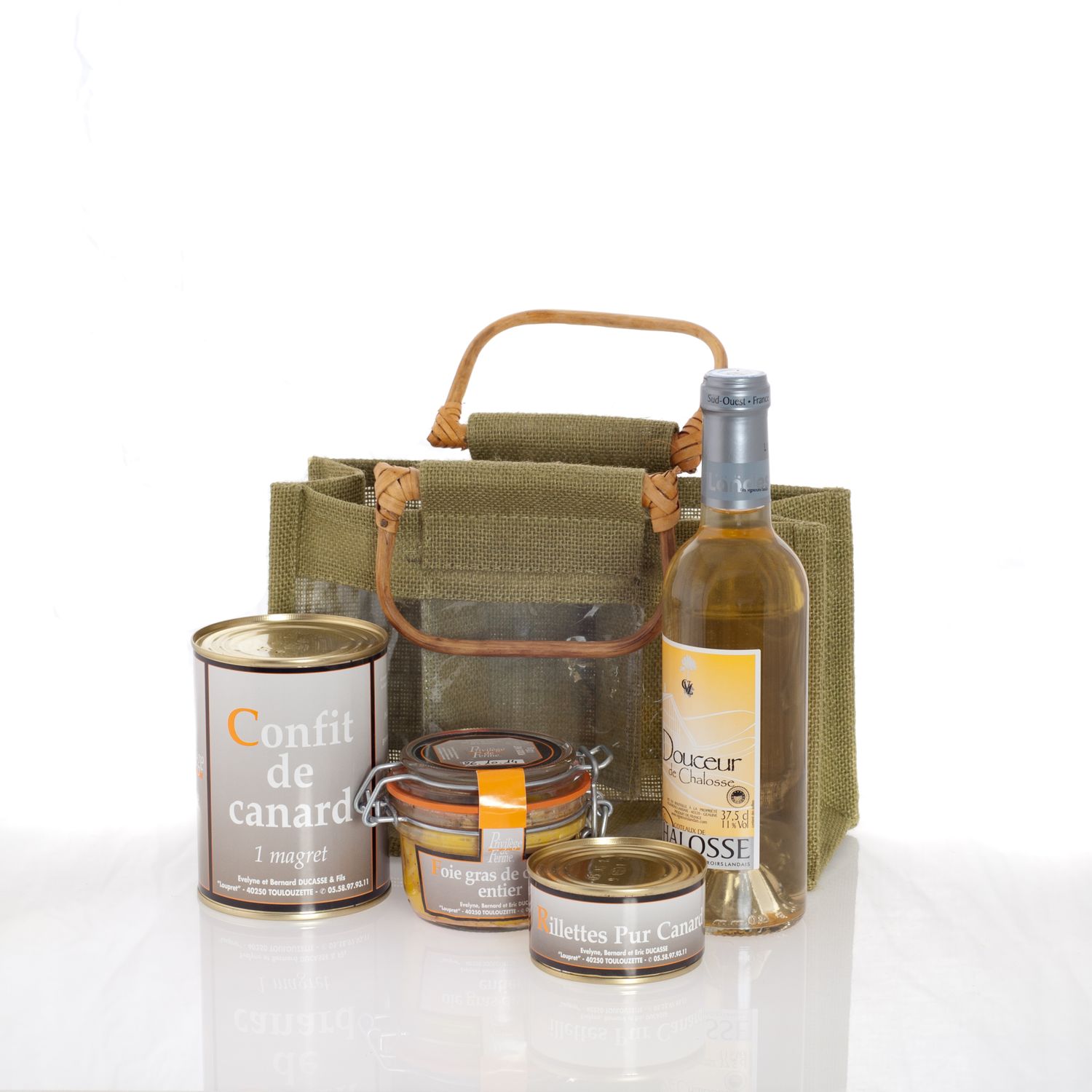 Sac en jute garni N°2