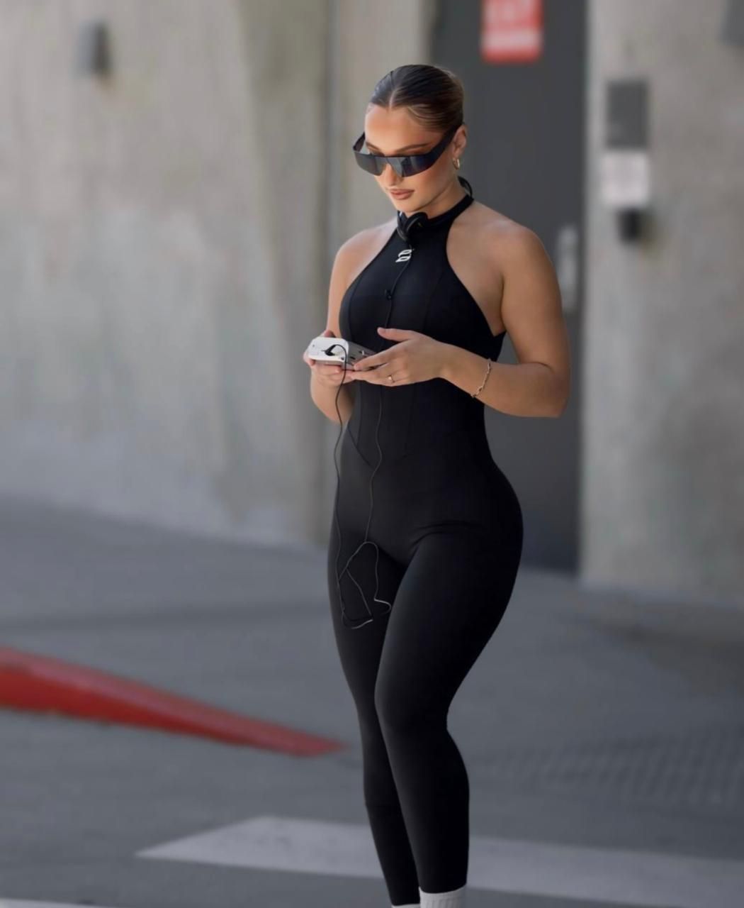 Curvy Black Jumpsuit