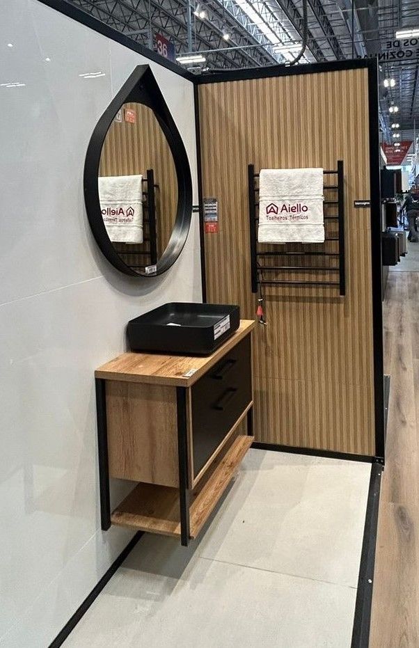 Toalheiro Térmico Classic Duo Preto