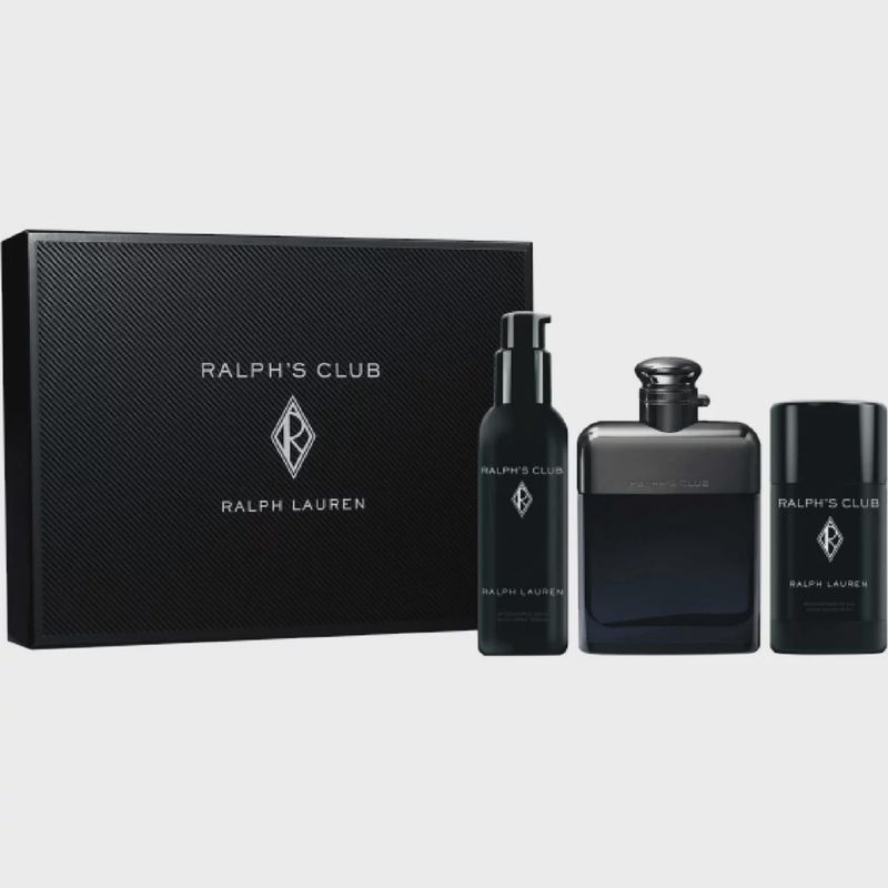 Ralph’s Club 3 Pcs Gift Set by Ralph Lauren for Men