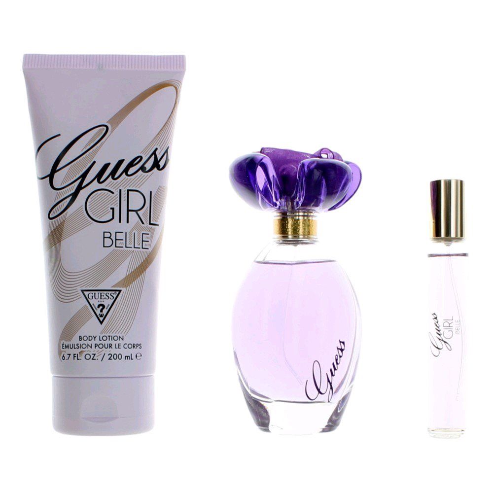 Girl Belle by Guess, 3 Piece Gift Set for Women De Marca G