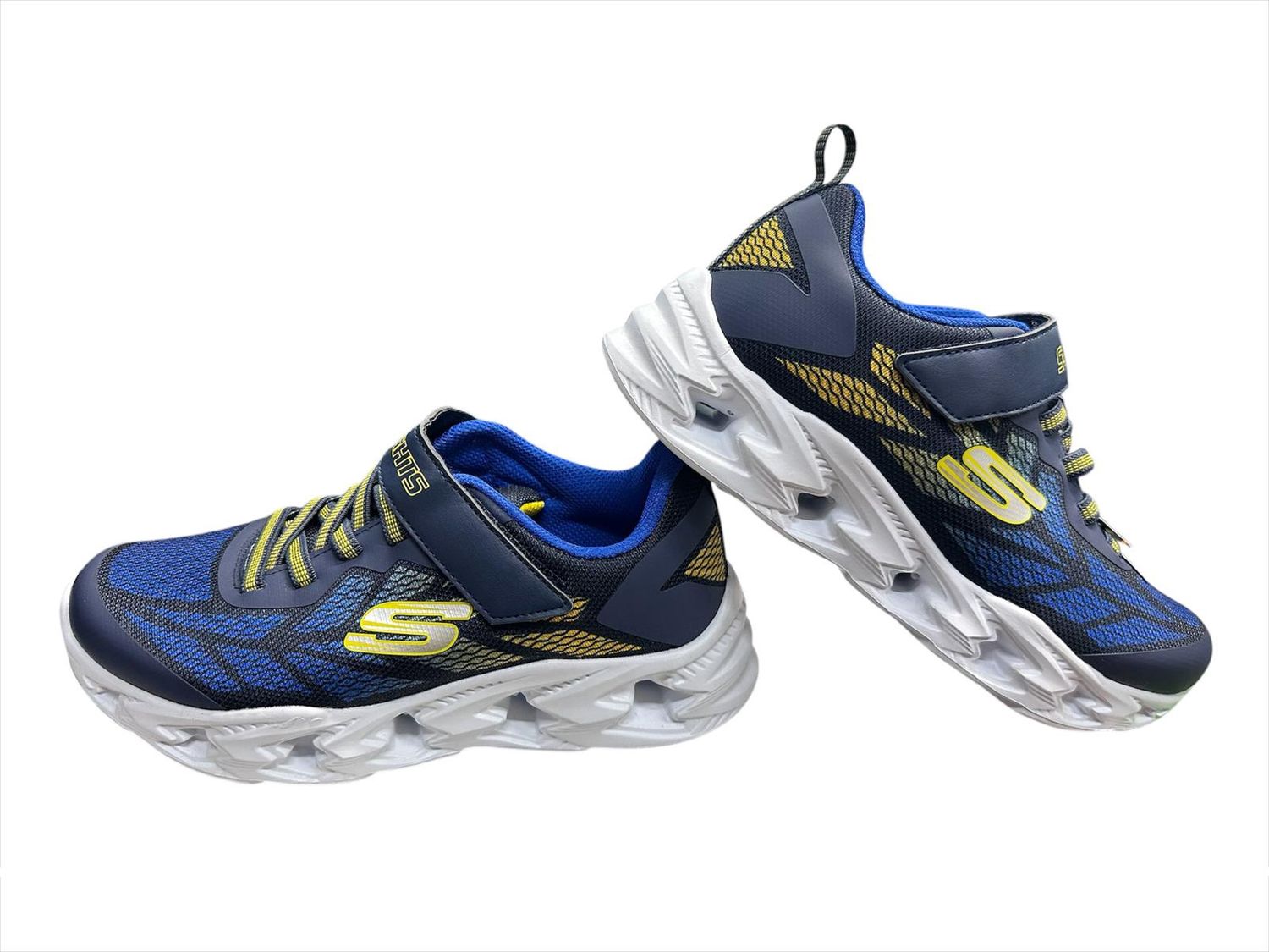 Boys Lighted  Navy / Yellow  Size 4