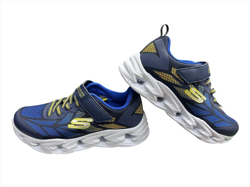Boys Lighted  Navy / Yellow  Size 4