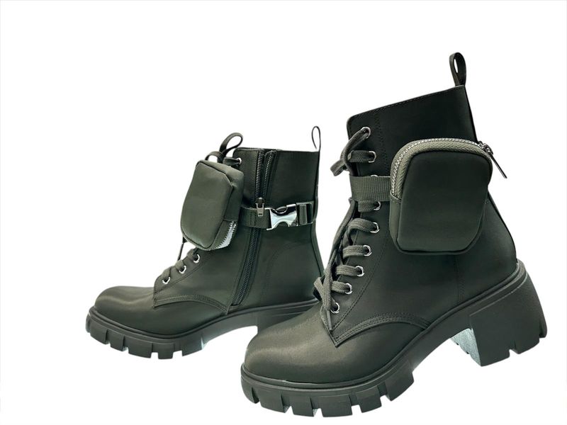 St Ma Hyped Olive Boots