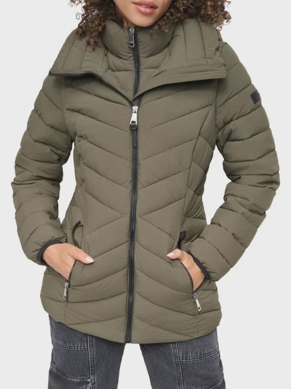 D N Y Jacket Stretch  Woman&#39;s Water Resistant