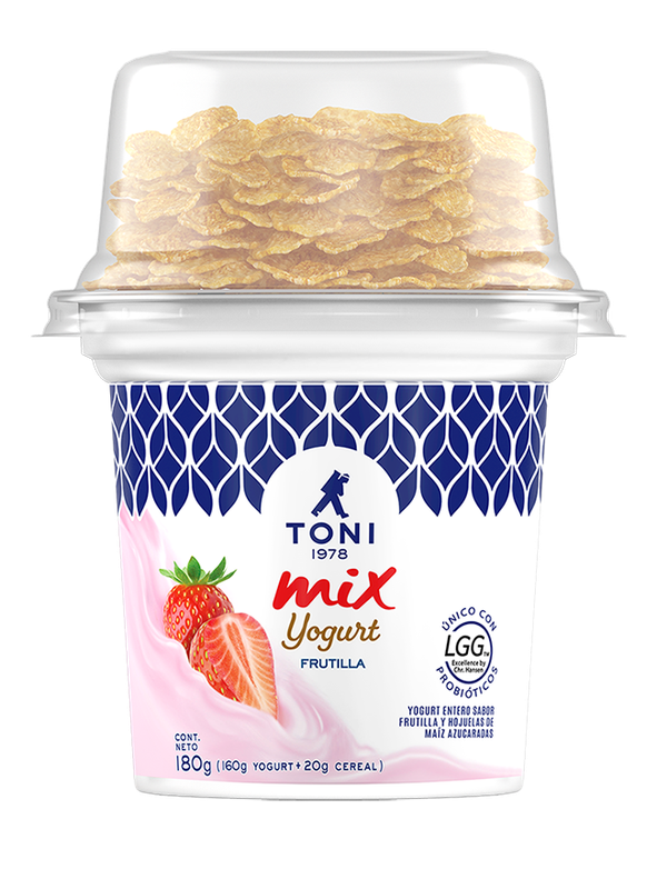 Toni Mix  Yogurt con Cereal Frutilla 180g