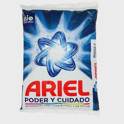 Detergente Ariel Poder y Cuidado 500 Gr.