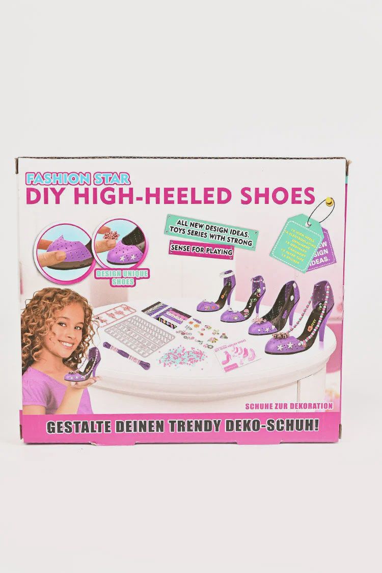 Diy High Heeled Shoes Set Fashion Star
