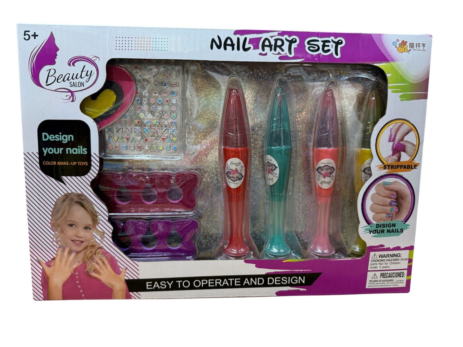 Nail art toy set