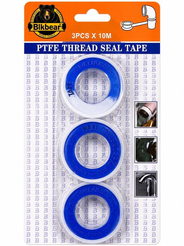 Teflon thread seal tape x3