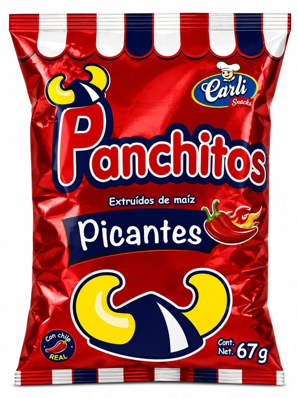 Carli Snacks  Panchitos Picante 67g