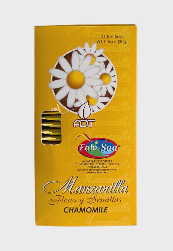 Fabi-Saa Te  Manzanilla  ADT 25 Sobres