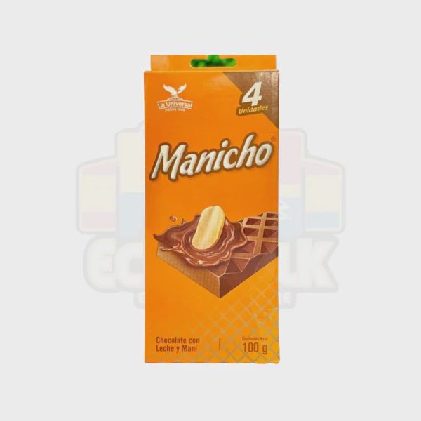 Manicho Chocolate Pack of 4 Bars(100 Gr)