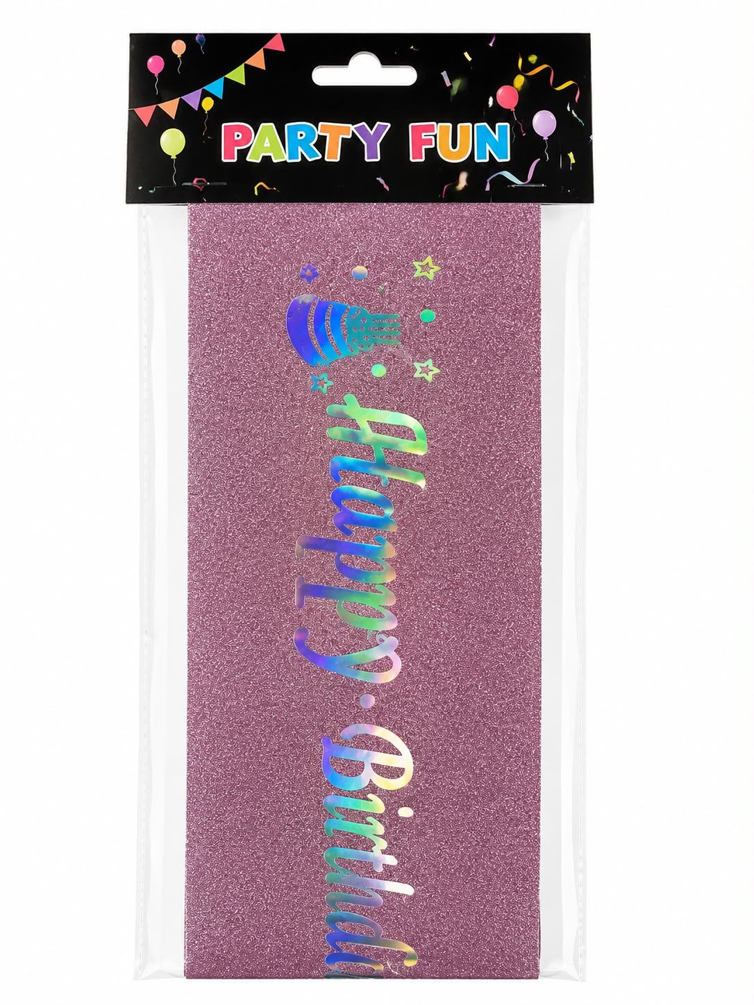 Party Fun  Banner Happy Birthday
