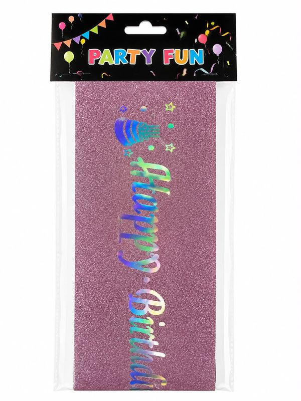 Party Fun  Banner Happy Birthday