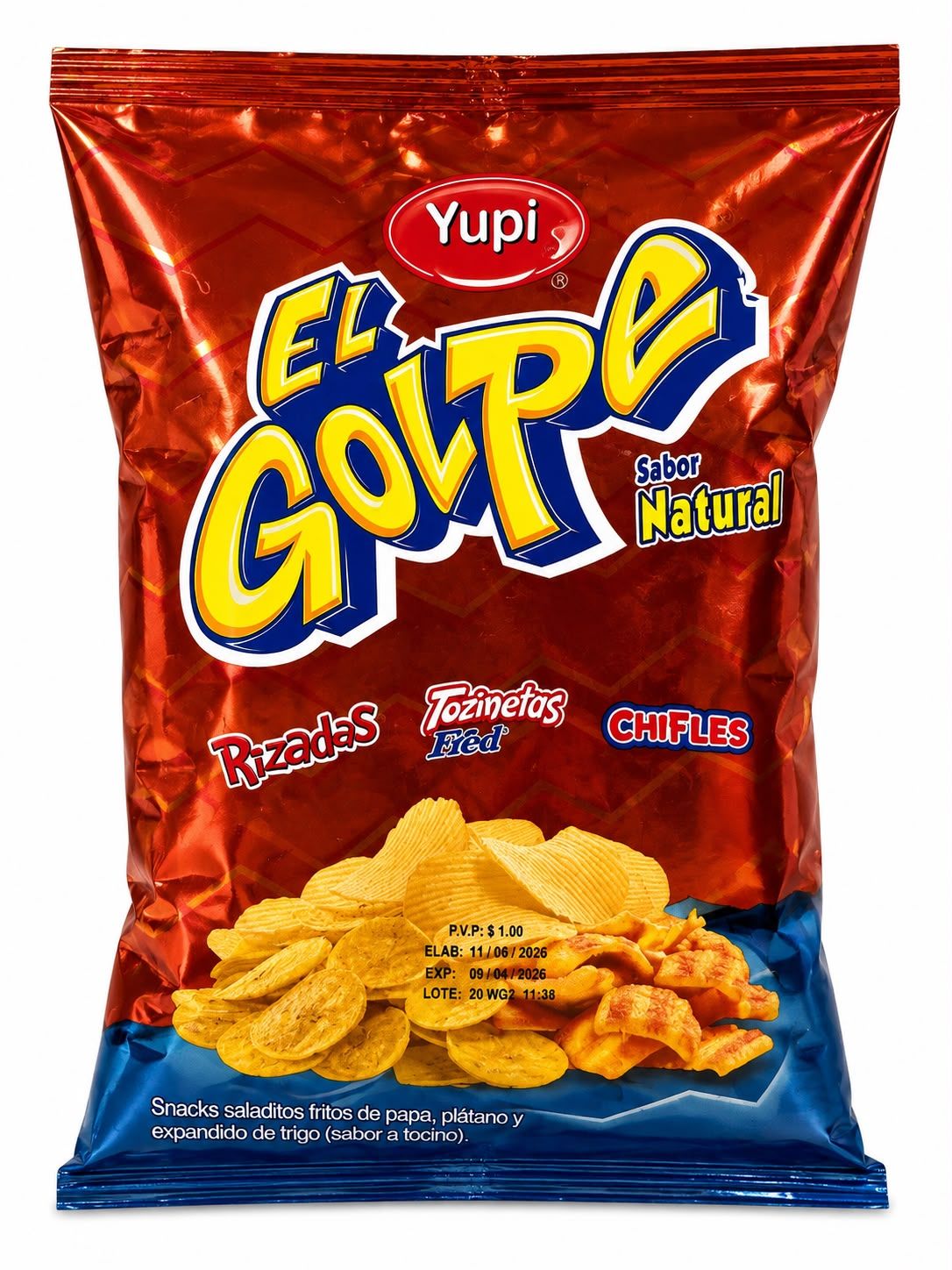 Yupi Golpe  Natural 90g