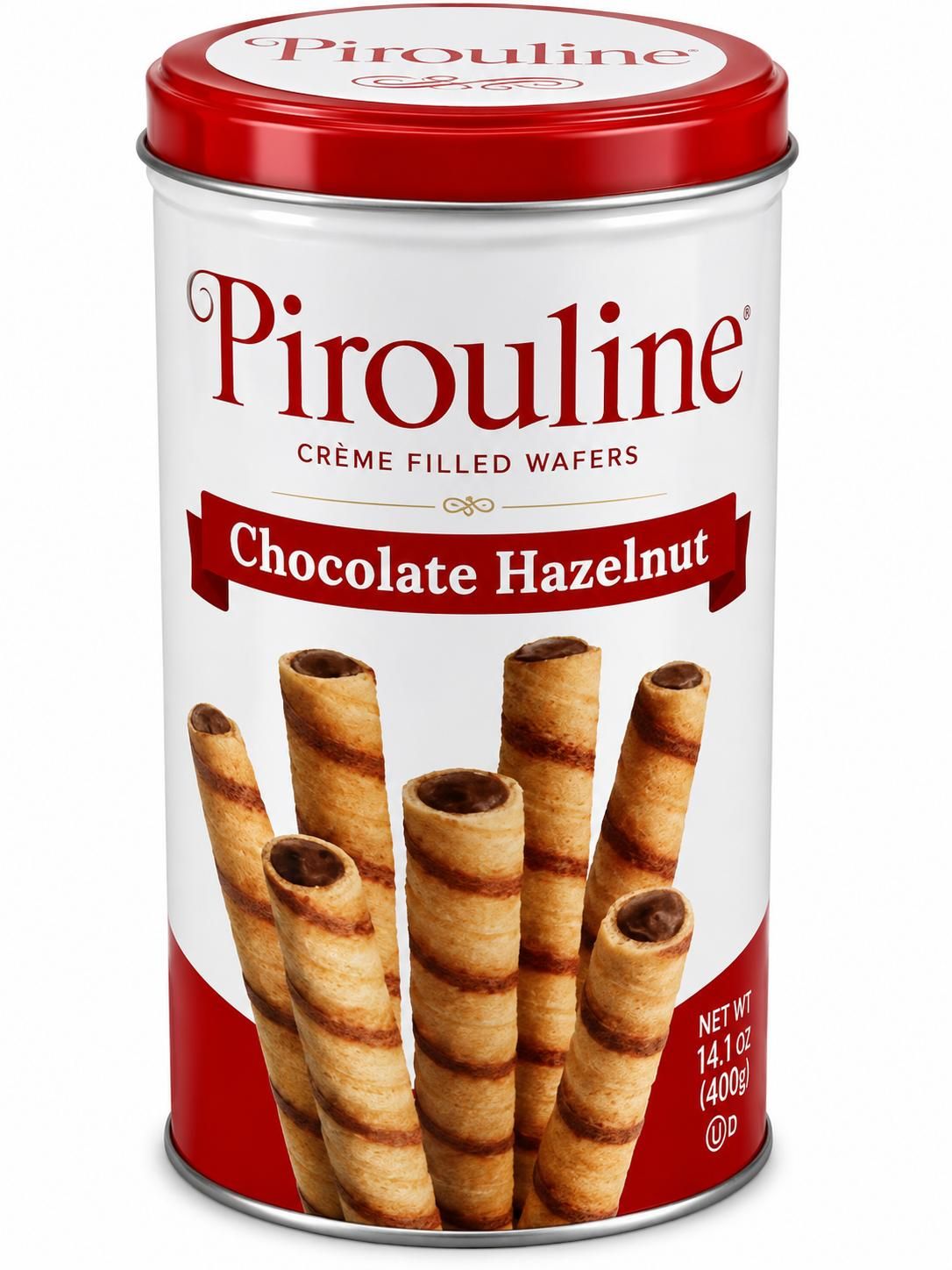 Pirouline Chocolate Hazelnut Lata  92 gr